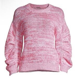 Elie Tahari Puff Sleeve Sweater Women’s Size Small Pink NWT